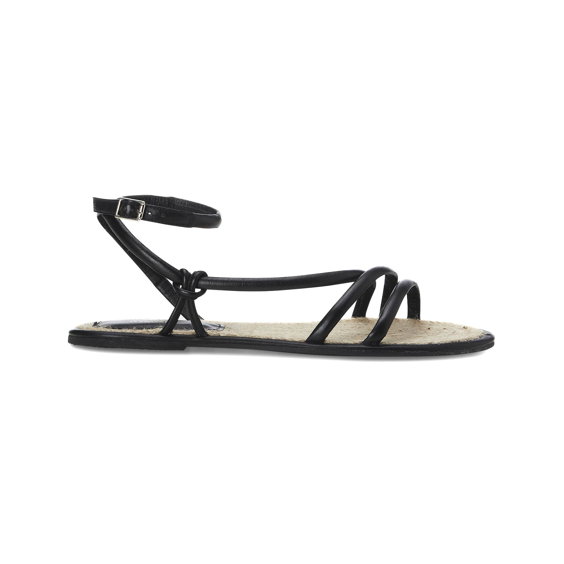 Black leather strappy sandals for women, perfect for summer, beach, and casual wear. Handmade, open-toe, elegant, and comfy—great for vacation or everyday use.