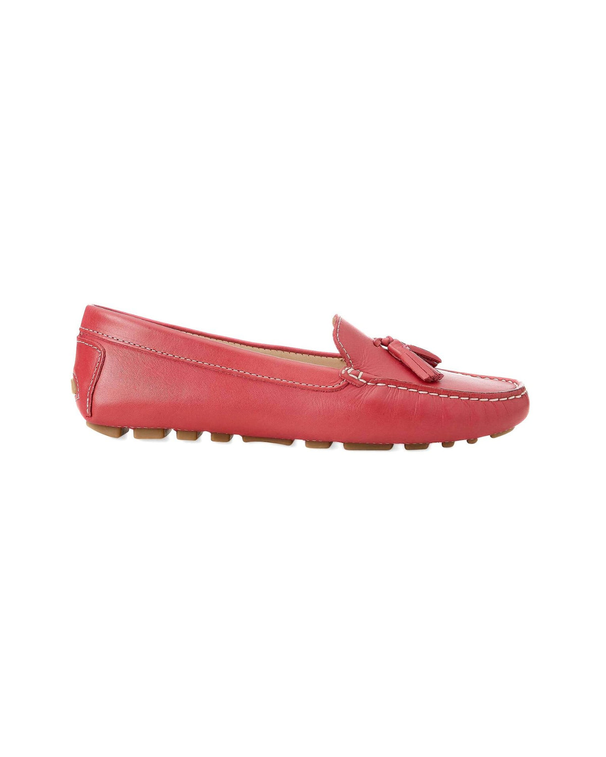 Mangará Atelier Caviúna Flache Slipper aus rosa Kalbsleder mit Quasten – Vorderansicht – SKU 222H023038