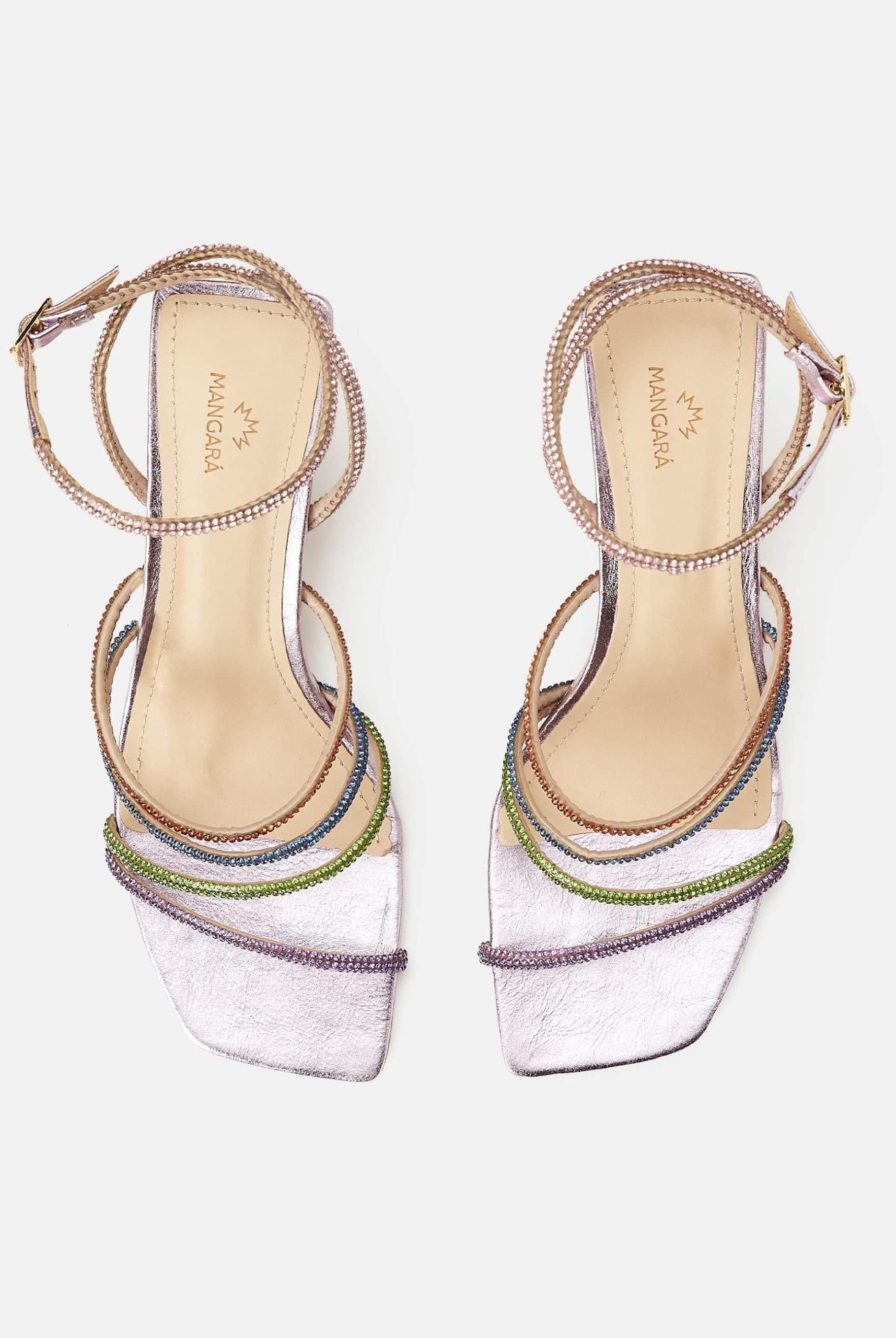 Mangará Arçá Women's Sandales - crystal-embellished straps - Colorful