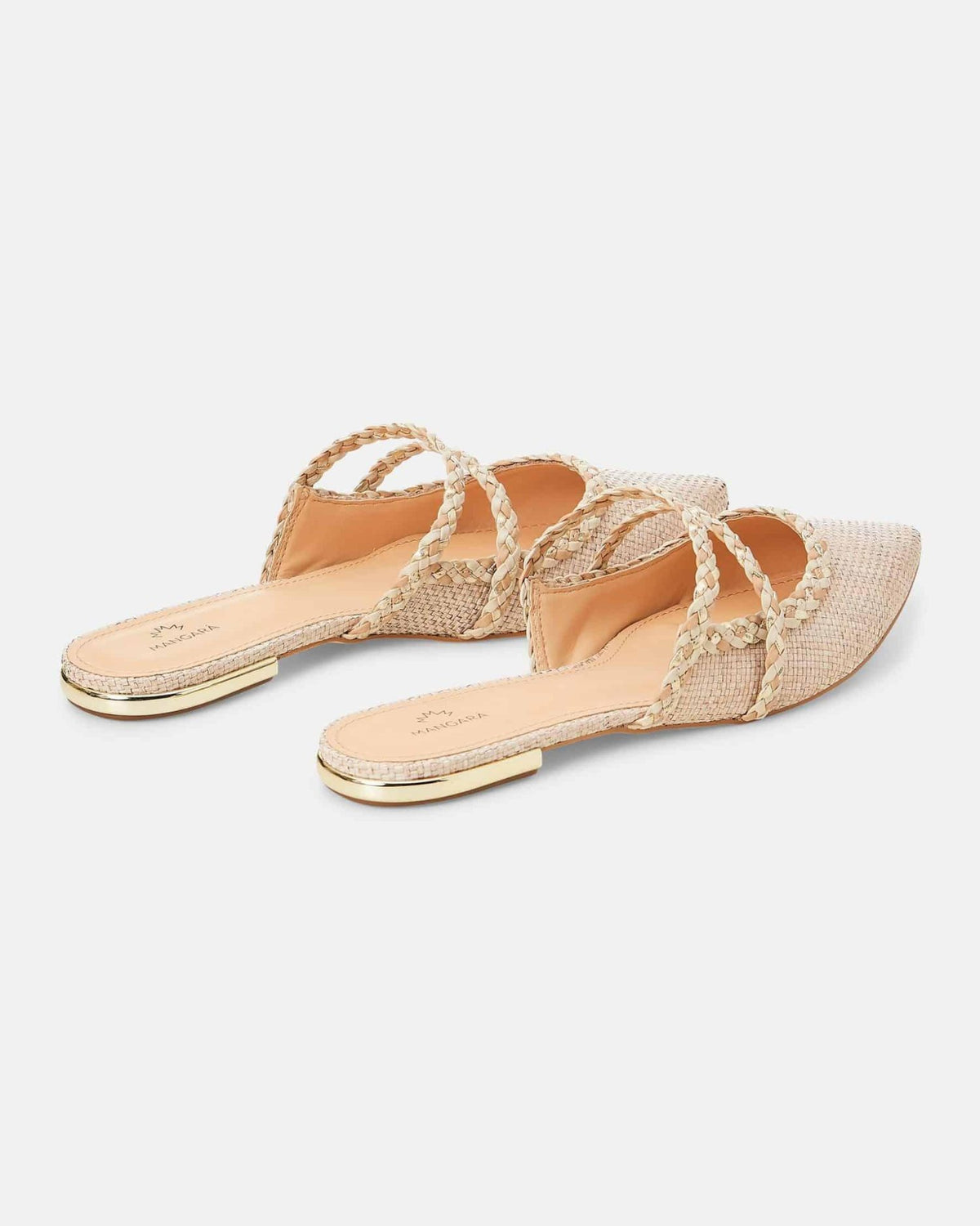 Mangará Amburana Damen-Pantoletten – Beige