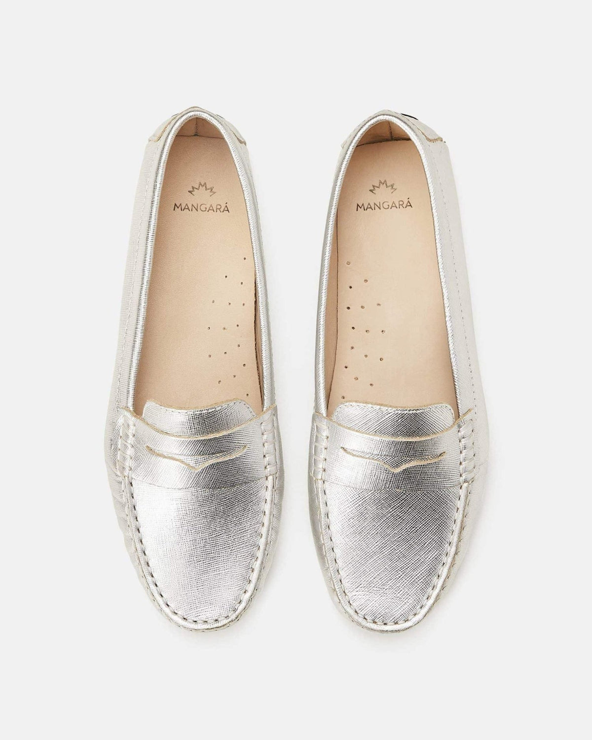 Mangará Anginco Damen-Loafer – Leder – Penny-Loafer