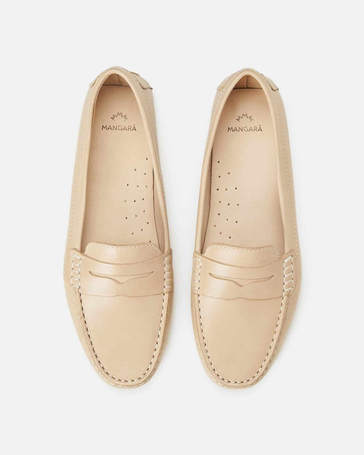 Mangará Anginco Damen-Loafer – Leder – Penny-Loafer