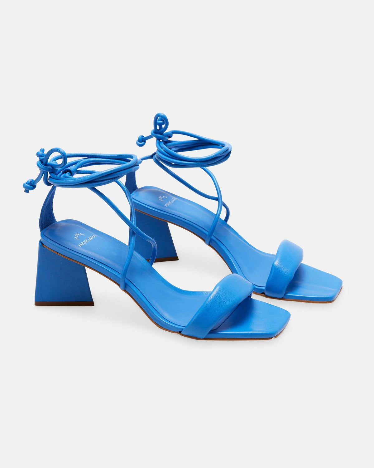 Mangará Atelier Caúna Blaue Leder-Riemensandalen – Riemendetail – SKU 222A124637
