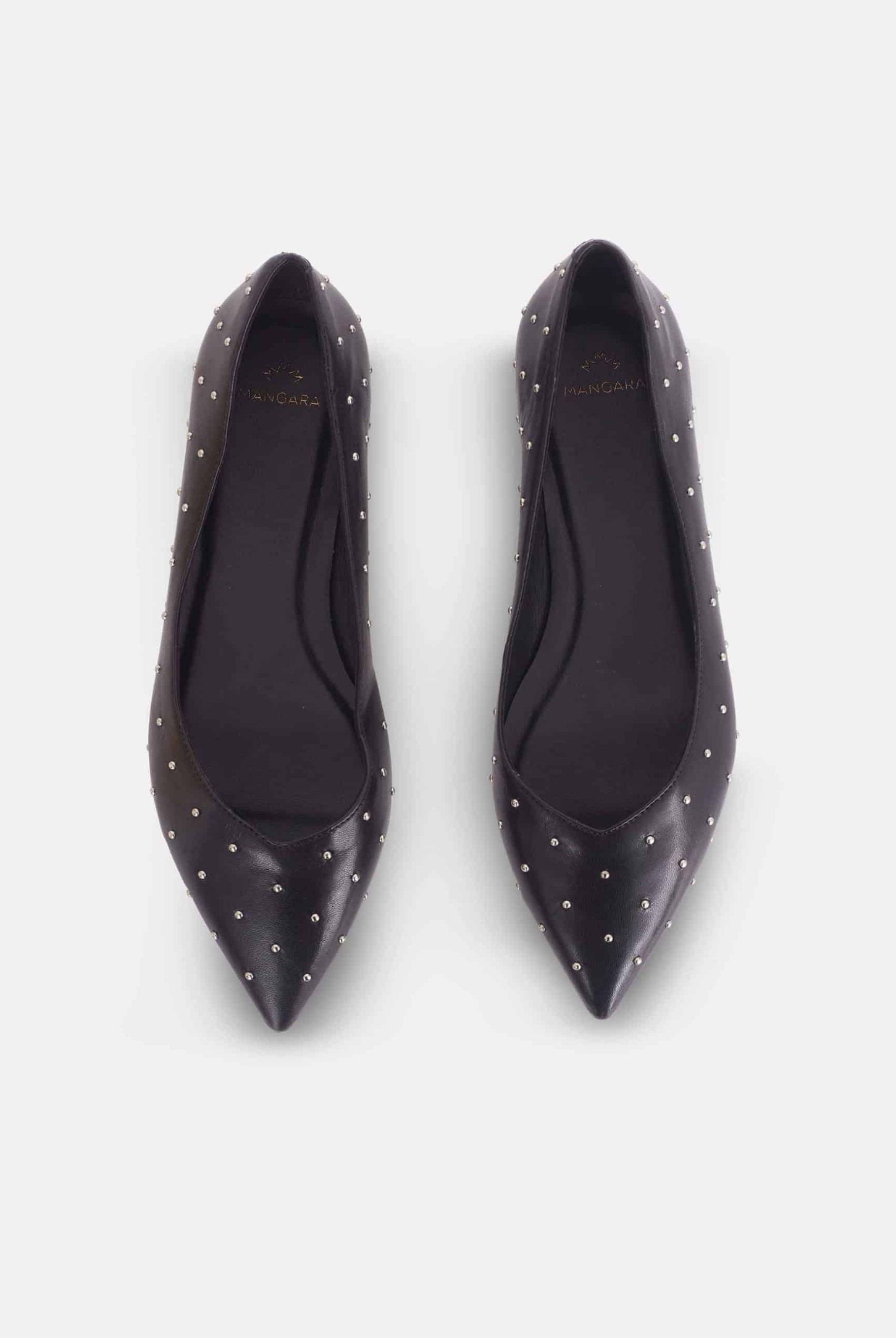 Mangará Hamelia Women's ballerinas leather - Black