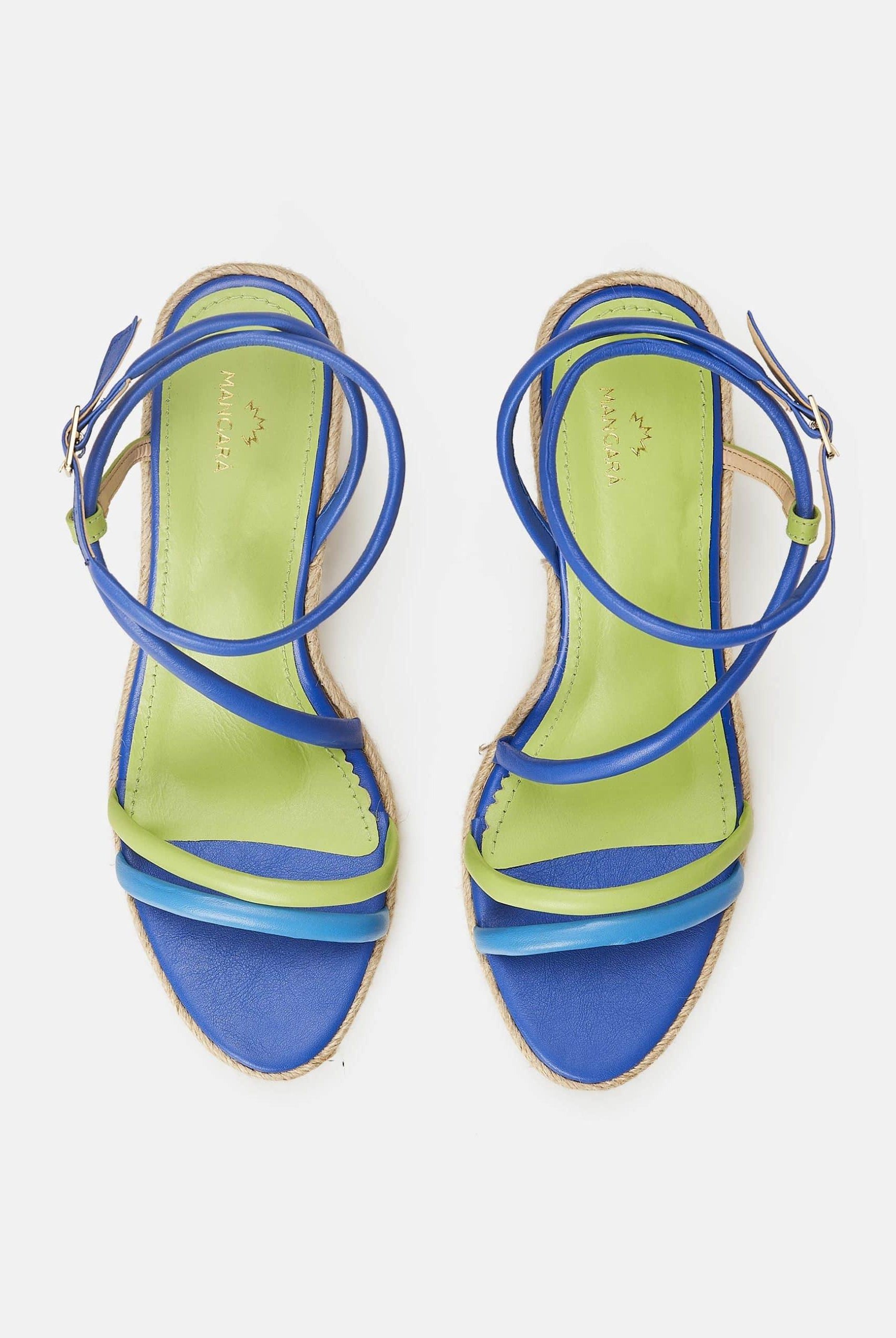 Mangará Romã Women's Espadrilles - Leather and Raffia