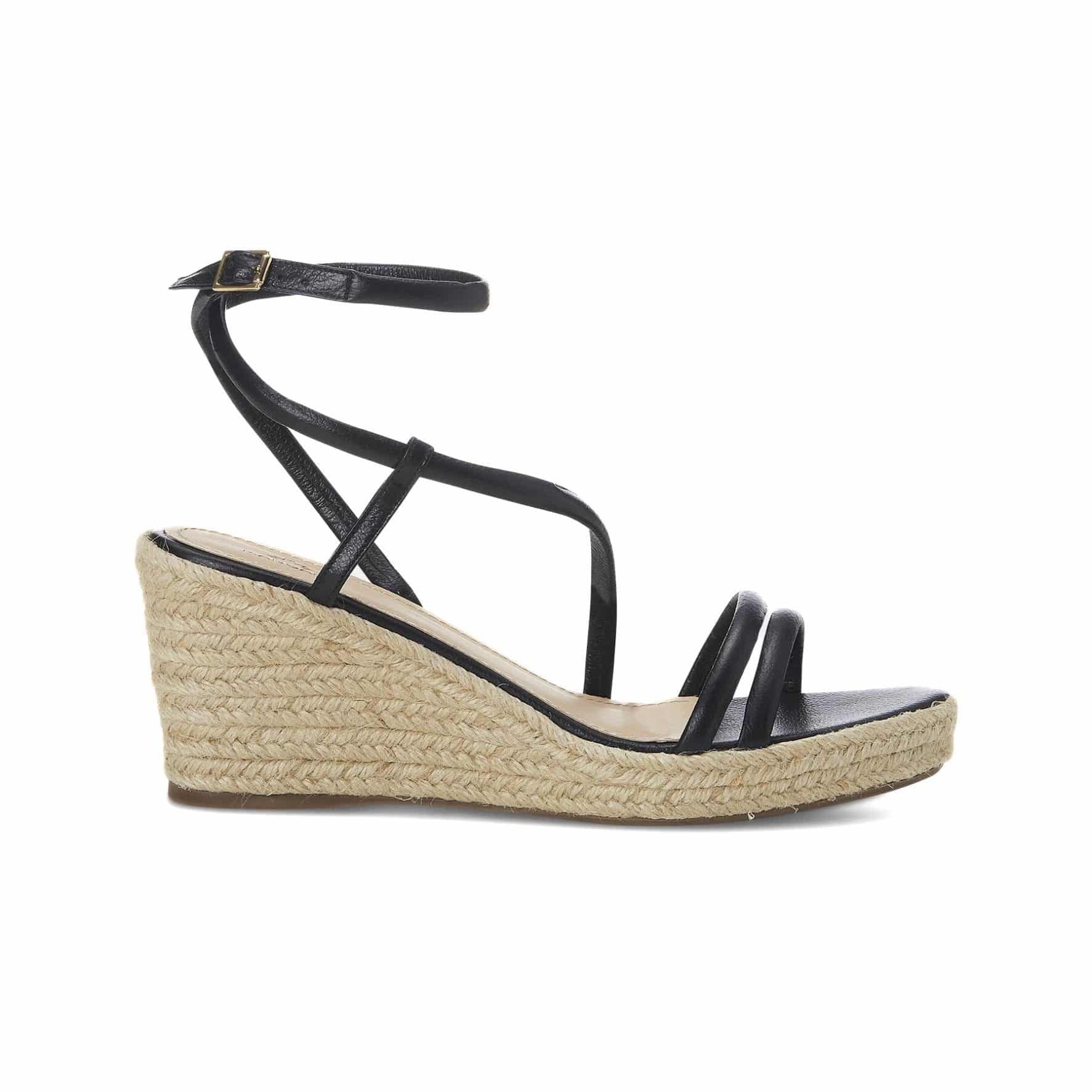 Mangará Romã Women's Espadrilles - Leather and Raffia