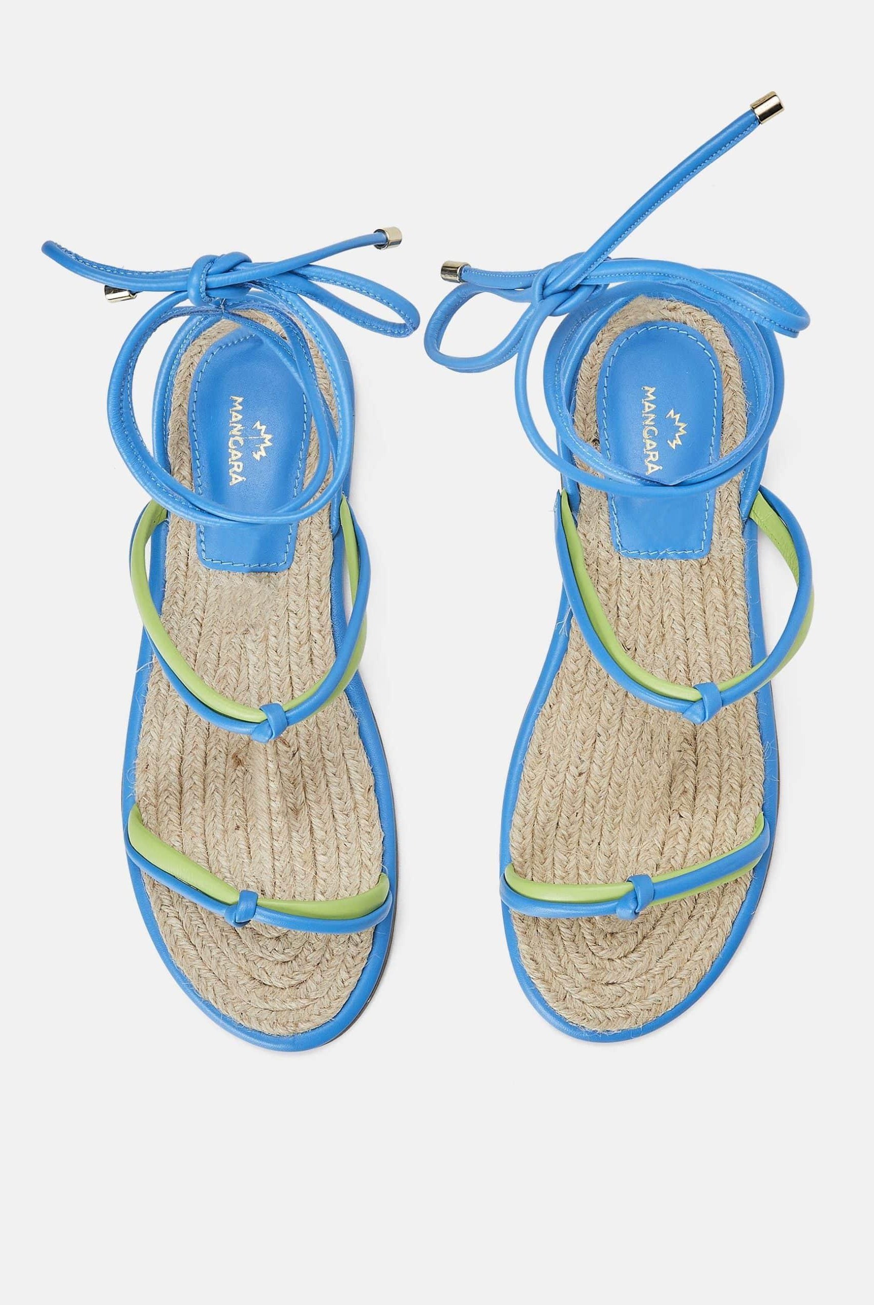 Mangará Urucum Women's Sandales - Leather - Raffia