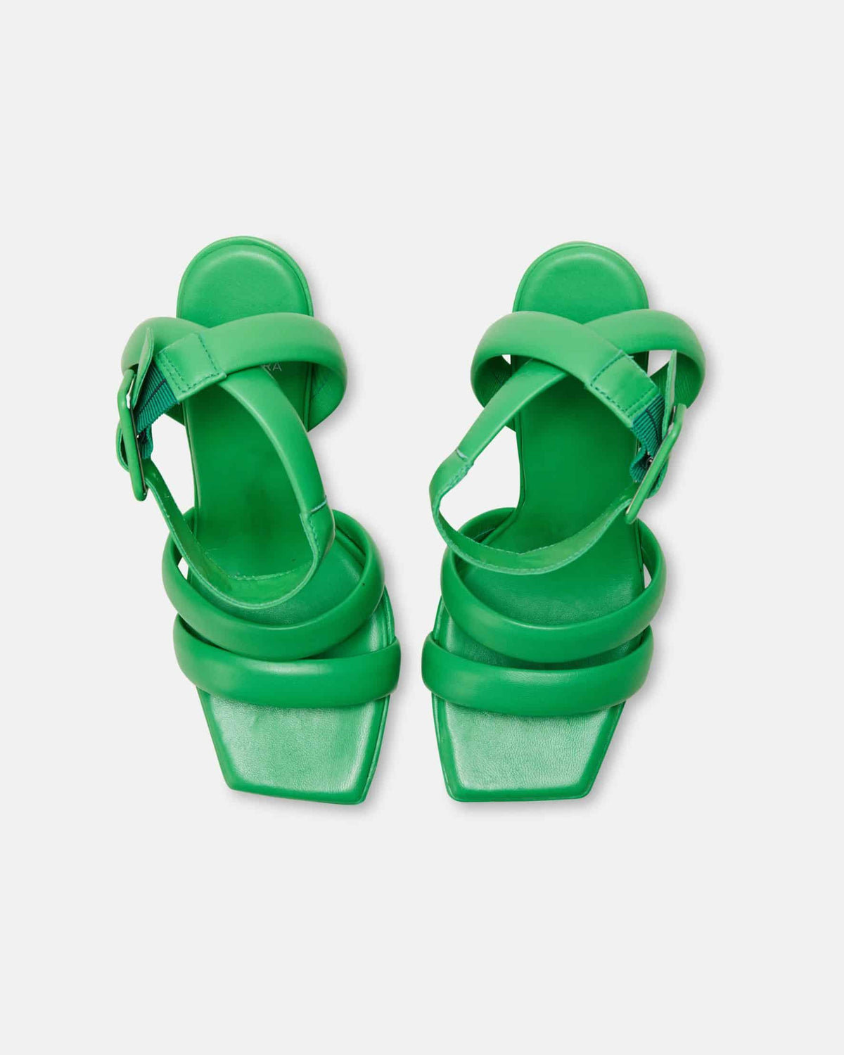 Mangará Uvaia Ledersandalen mit 8 cm Absatz