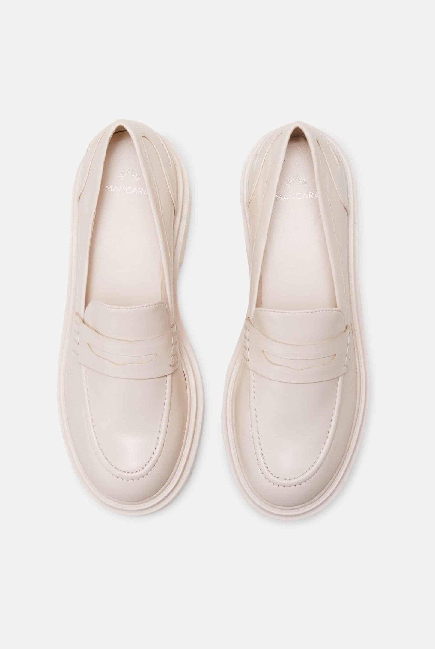 Mangará Women's loafers Carvalho Goat Leather - 6cm Block Heel