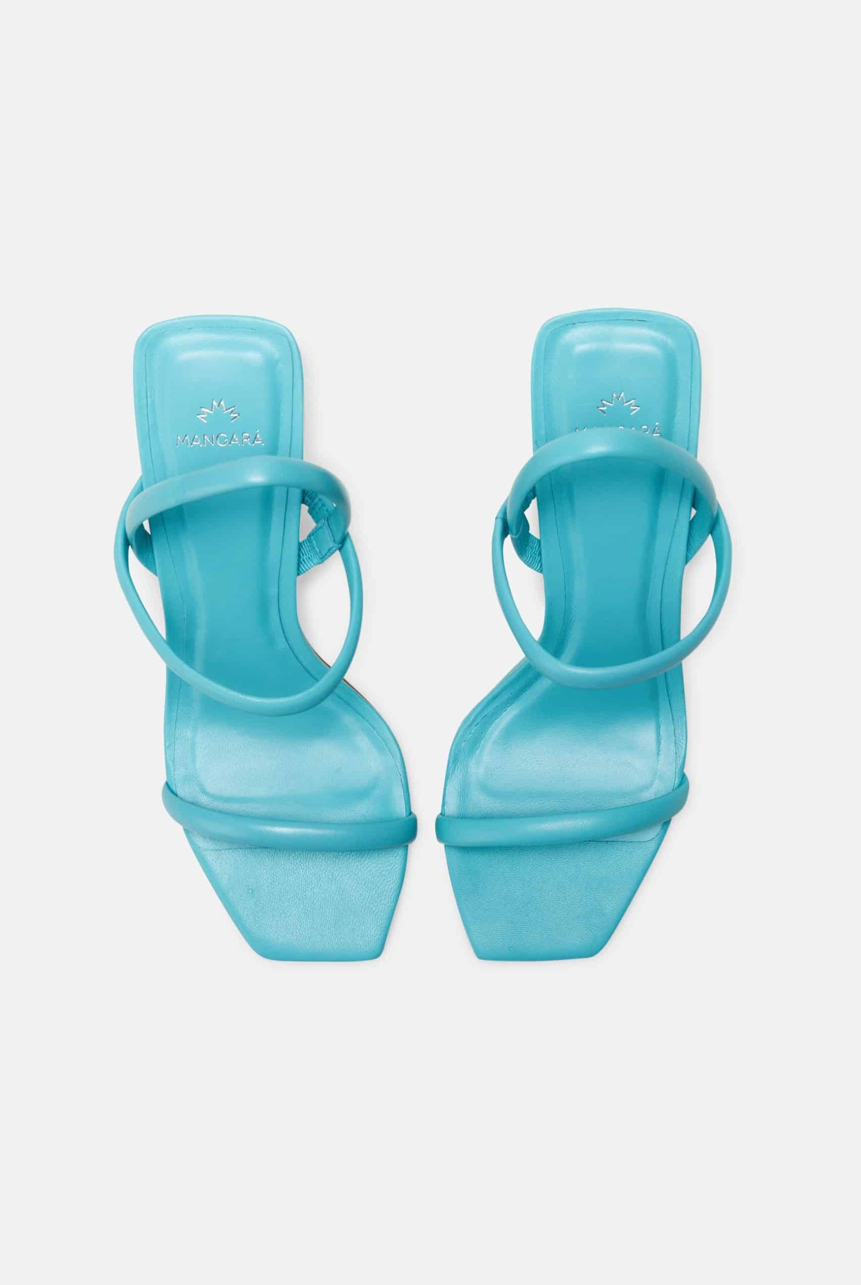 Mangará Women's Palmito Mules Goat Leather - 6.5cm Block Heel