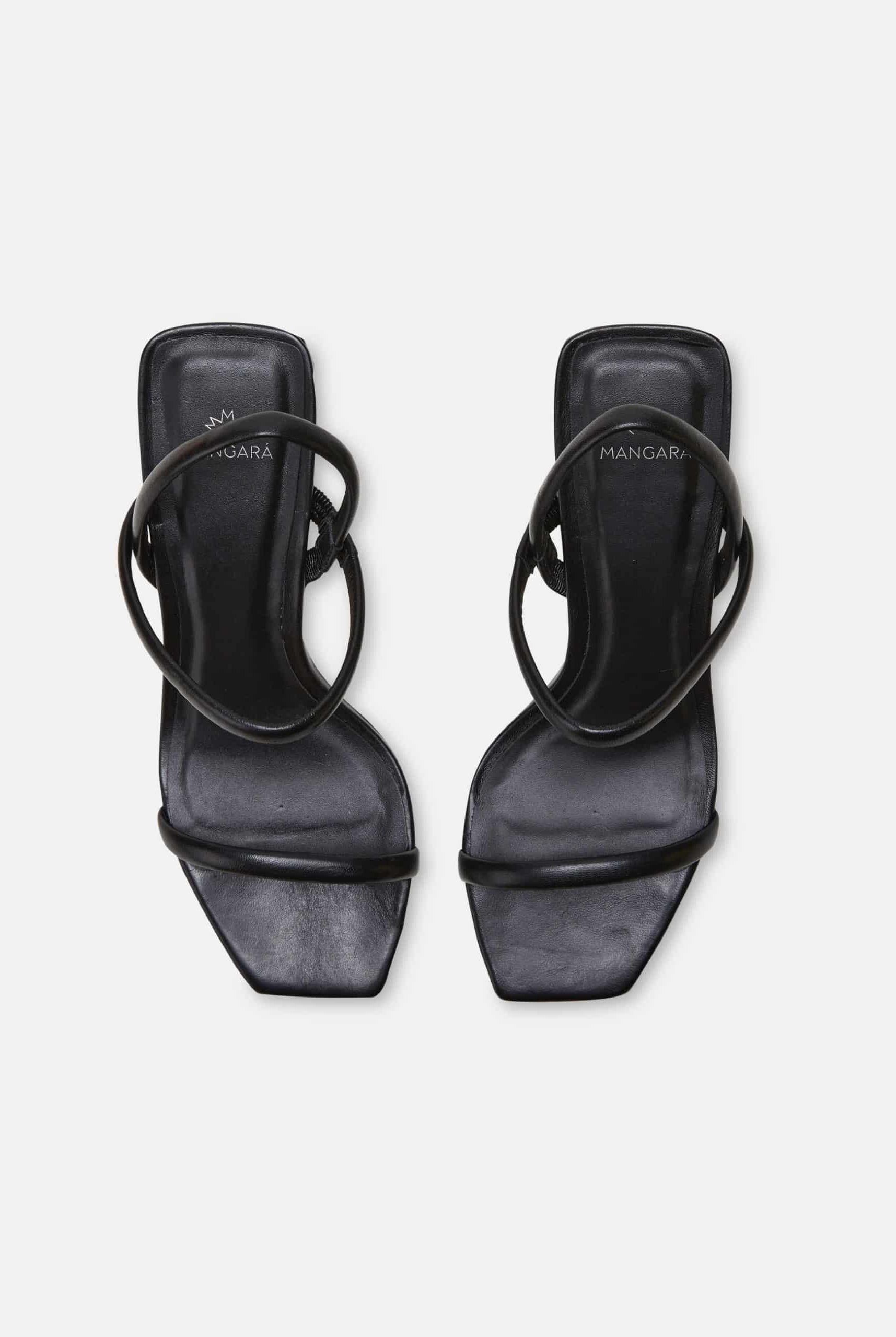 Mangará Women's Palmito Mules Goat Leather - 6.5cm Block Heel