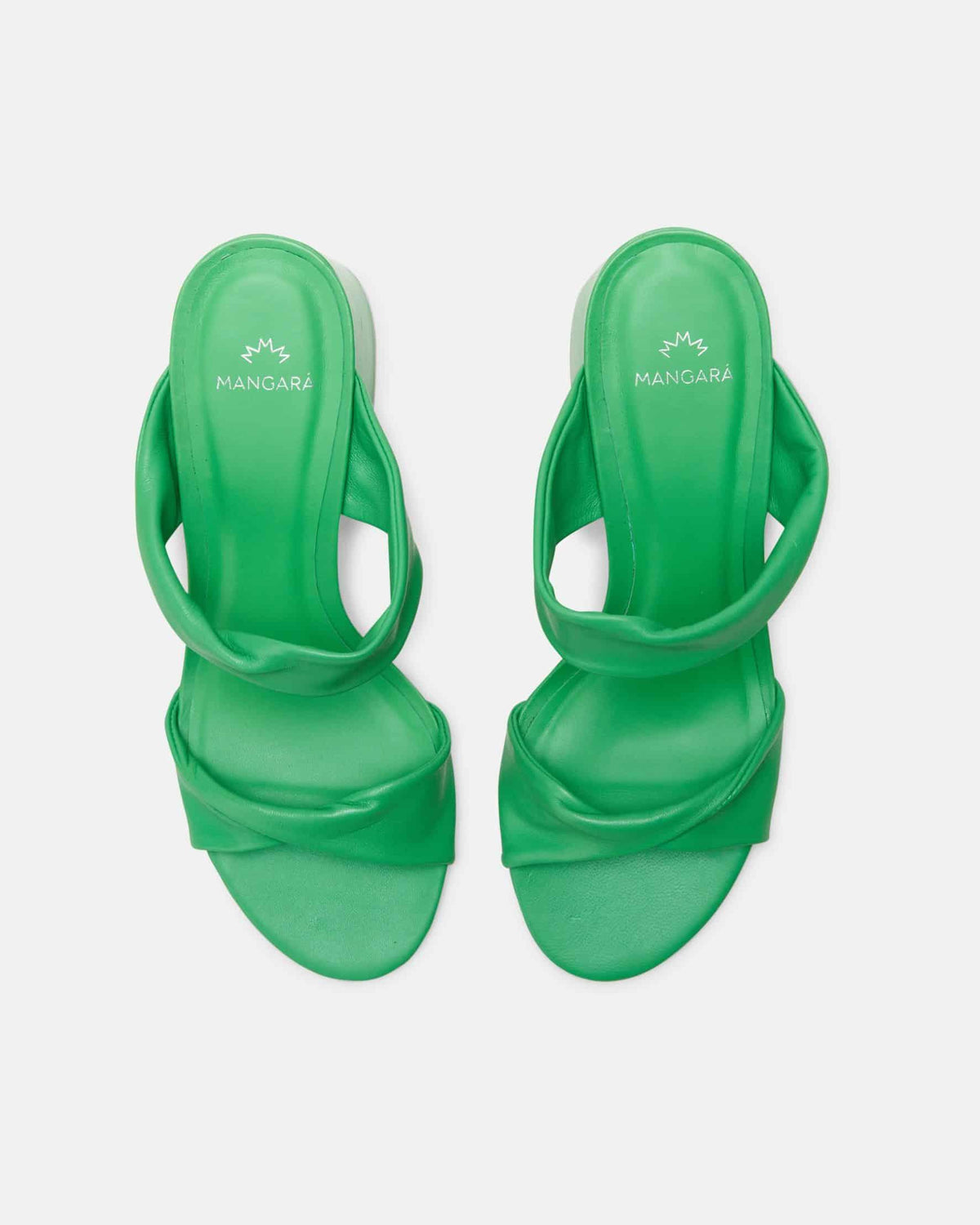 Mangará Xaxim Mules für Damen aus Ziegenleder – 6,5 cm Blockabsatz