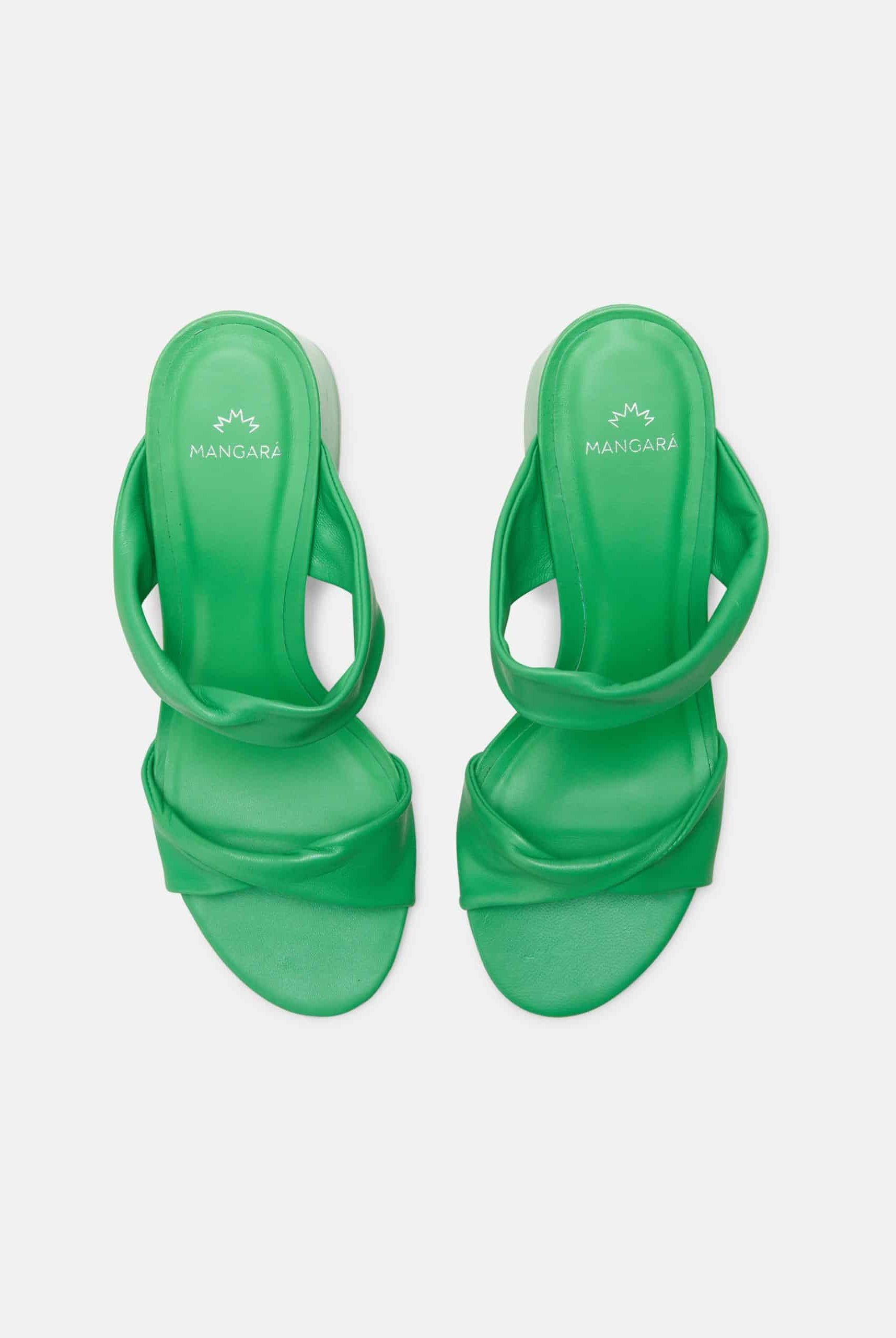 Mangará Women's Xaxim Mules Goat Leather - 6.5cm Block Heel