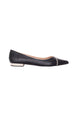 Mangará Atelier Ariri Black Leather Comfort Ballet Flats – Front View – SKU 103NVPR39