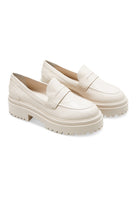 Mangara Atelier Carvalho Off-White Leather Chunky Platform Loafers - Pair view - SKU 222A0341