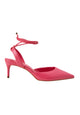 Mangará Atelier Slingback-Heels aus rosa Leder mit spitzer Zehenpartie – Vorderansicht – SKU 222A134937