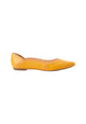Mangará Atelier Ballet en Cuir Jaune Chaussures plates – Vue de face – SKU 222E062438