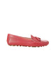 Mangará Atelier Caviúna Mocassins Plats à Pompons en Cuir de Veau Rose – Vue de Face – SKU 222H023038