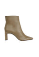 Bottines Mangará Atelier en Cuir de Chèvre Vert Olive – Vue de Face – SKU 377CA4MMU37