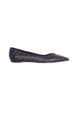 Mangará Atelier Ballet en cuir clouté noir Chaussures plates – Vue de face – SKU 505FA1MBL38