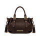 Mondieux Madame Flo leather bag in dark choco, still product view