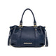Mondieux Madame Flo leather bag in navy, still product view