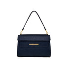 Mondieux Madame Jules leather bag in navy, still product view