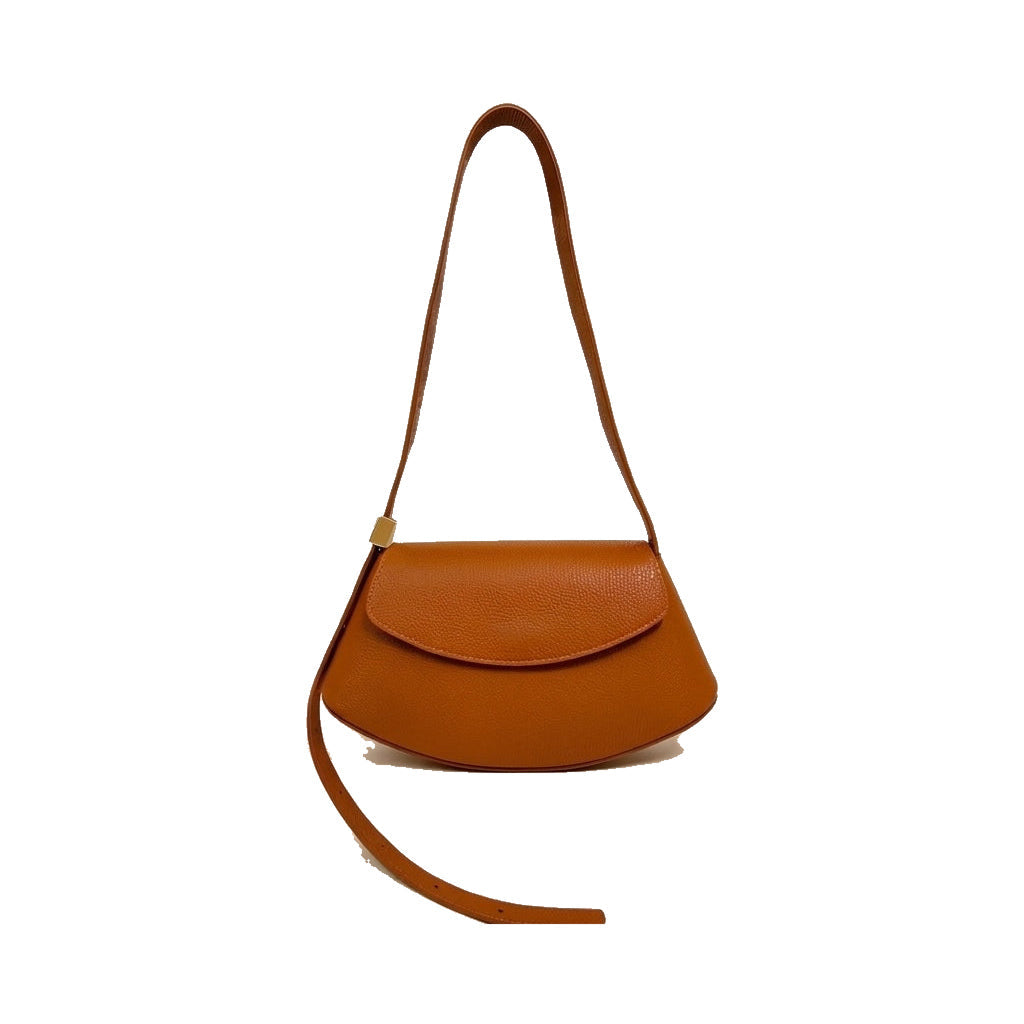 Mondieux Madame Lady leather bag in camel, still product view