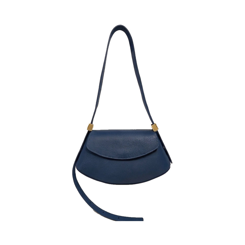 Mondieux Madame Lady leather bag in navy, still product view