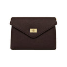 Mondieux Madame Leona leather bag in dark choco, still product view