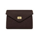 Mondieux Madame Leona leather bag in dark choco, still product view