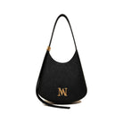 Mondieux Madame Mademoiselle leather bag in black, still product view