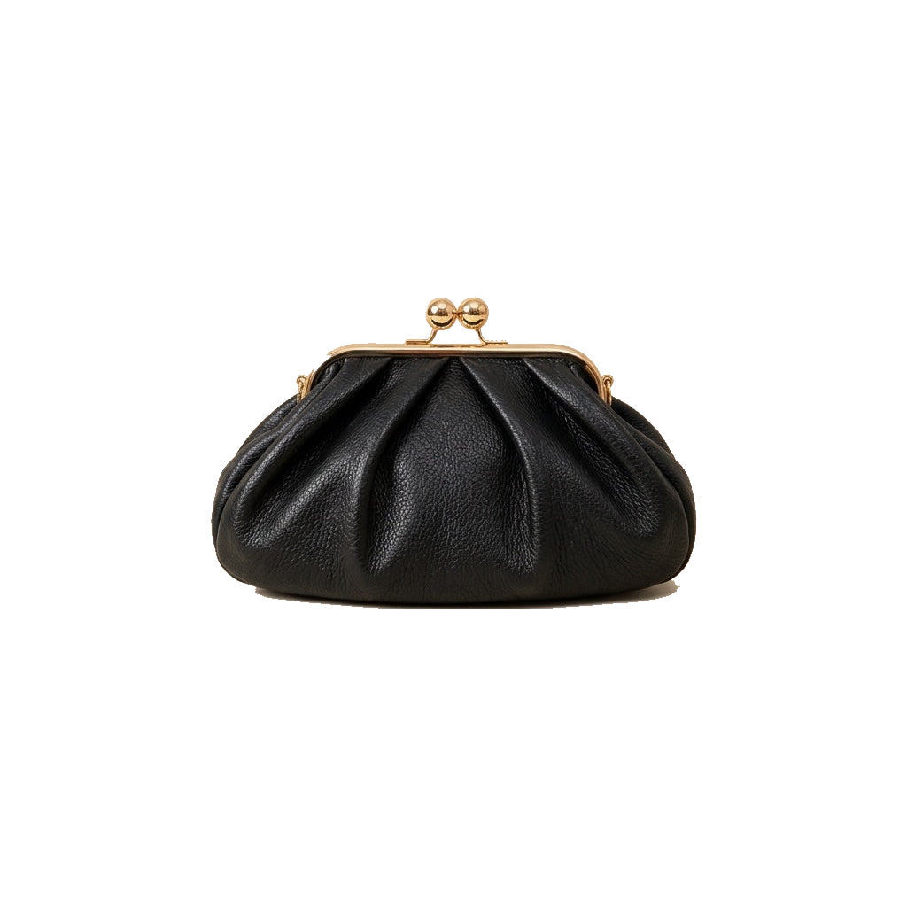 Mondieux Madame Mistery Xs leather bag in black, still product view
