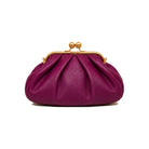 Mondieux Madame Mistery Xs leather bag in plum, still product view