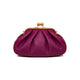Mondieux Madame Mistery Xs leather bag in plum, still product view