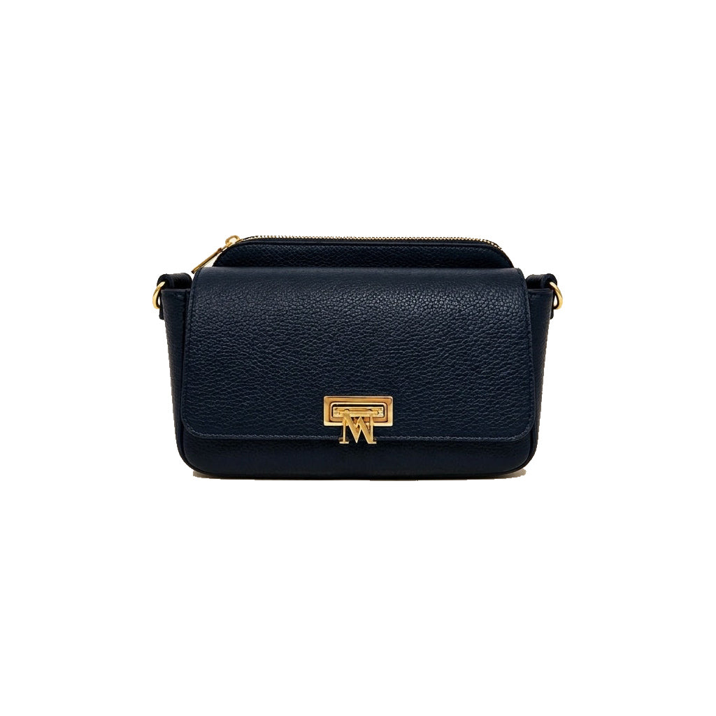 Mondieux Madame Moesti leather bag in black, still product view