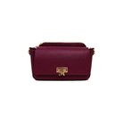 Mondieux Madame Moesti leather bag in bordeaux, still product view