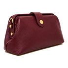 Mondieux Madame Rosanne leather bag in bordeaux, still product view