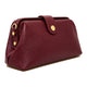 Mondieux Madame Rosanne leather bag in bordeaux, still product view