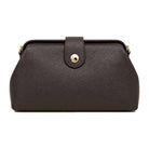Mondieux Madame Rosanne leather bag in dark choco, still product view