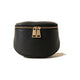 Mondieux Madame Sergio leather and suede bag in black, still product view