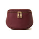 Mondieux Madame Sergio leather and suede bag in bordeaux, still product view