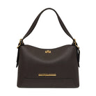 Mondieux Madame Smile Xs leather bag in dark choco, still product view