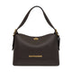 Mondieux Madame Smile Xs leather bag in dark choco, still product view