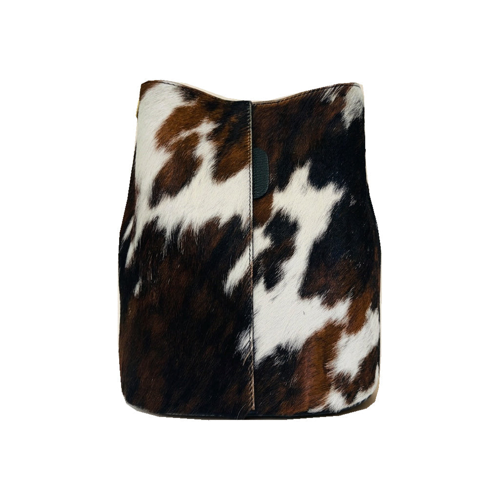 Mondieux Madame Tatie Cow leather bag in black, still product view
